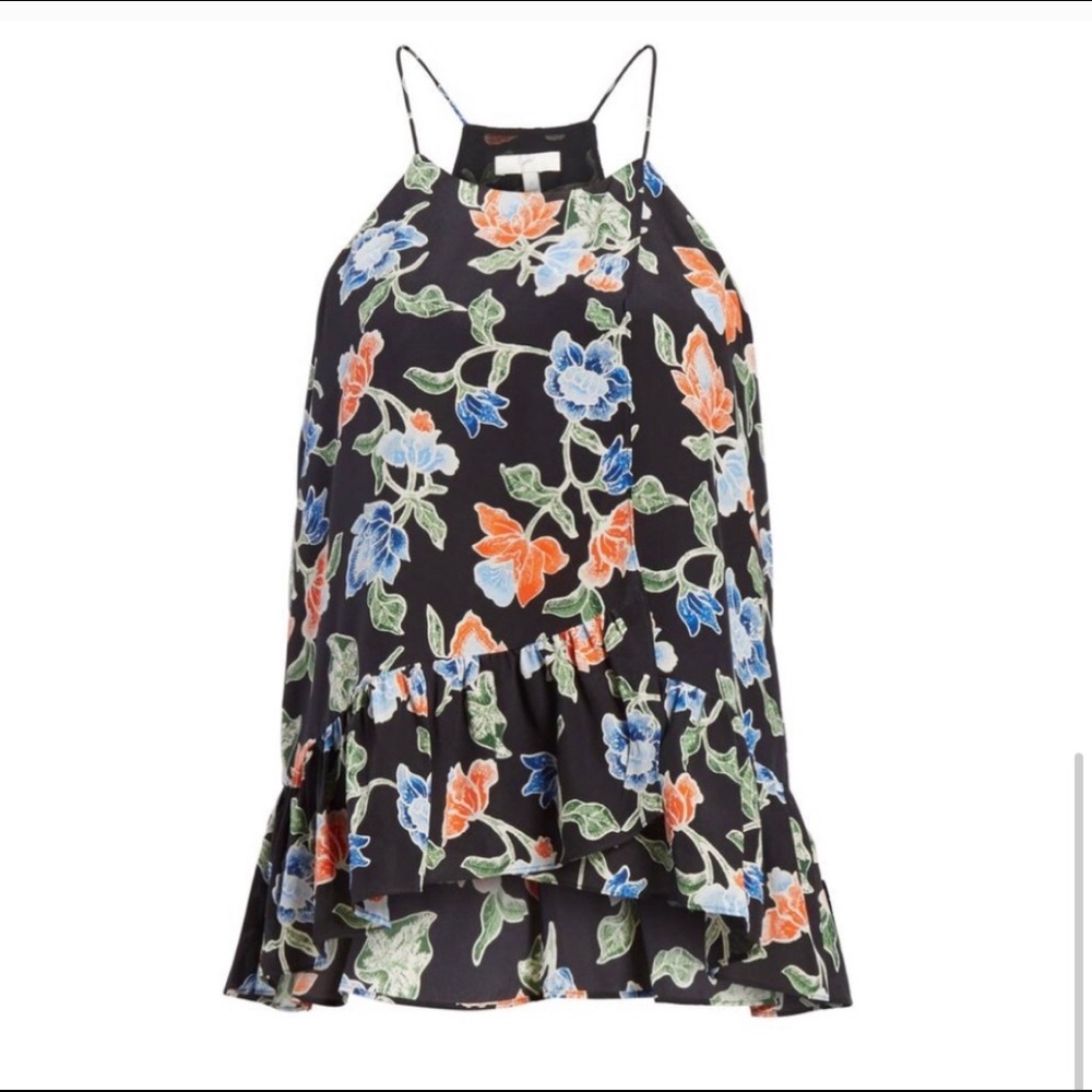 Joie black silk top Derwen NWT XS
